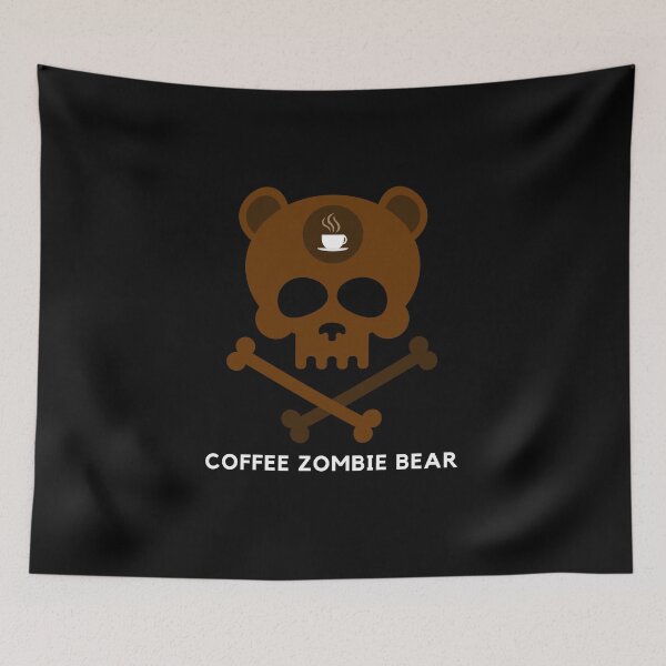 Item preview, Coffee Zombie Bear, Coffee lover, Zombie lover, Bear lover, Zombie bear designed and sold by Lekrock.