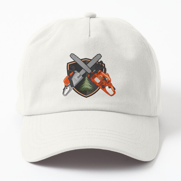 Shield with Chainsaws Dad Hat
