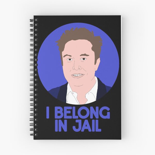 Item preview, Elon Musk "I Belong In Jail" designed and sold by RevolutionInPaint.