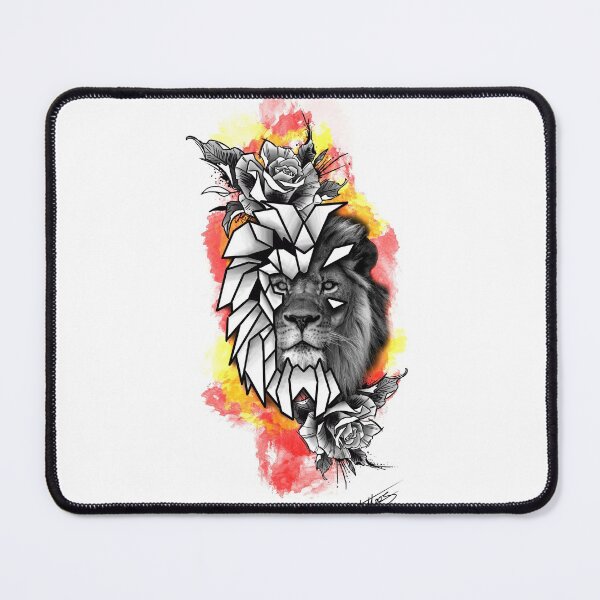Item preview, Geometric lion designed and sold by Lilia-SEILLAN.