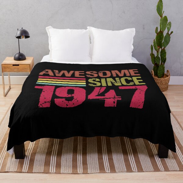 Item preview, Awesome Since 1947 Retro Vintage 74th Birthday Gift designed and sold by designbychow.