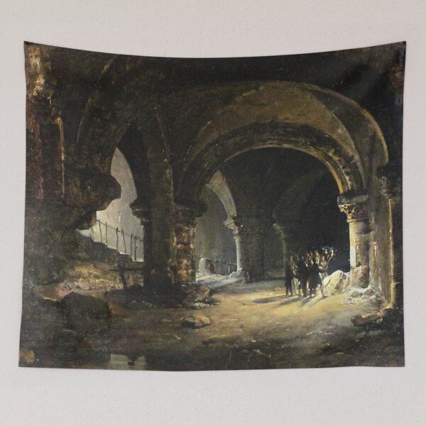 Item preview,  Visite dans une vieille église  - Charles Marie Bouton designed and sold by Vintage Designs +.