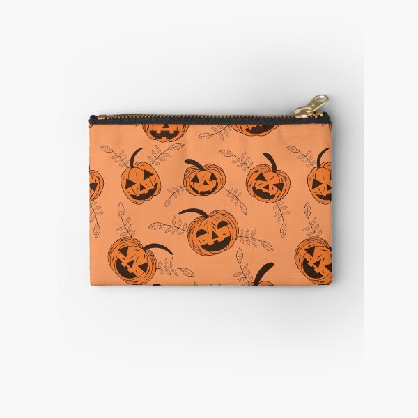 Item preview, Autumn leaves and spooky pumpkins  pattern  designed and sold by Yasminepatterns .