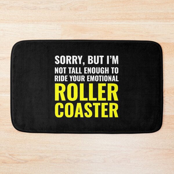 Item preview, Roller Coaster Sarcastic Funny Humour Saying designed and sold by CuteDesigns1.