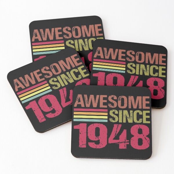 Item preview, Awesome Since 1948 Retro Vintage 73rd Birthday Gift designed and sold by designbychow.