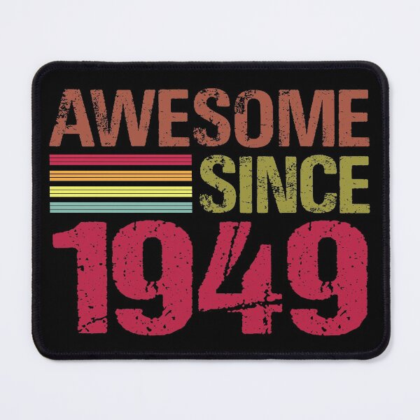 Item preview, Awesome Since 1949 Retro Vintage 72nd Birthday Gift designed and sold by designbychow.