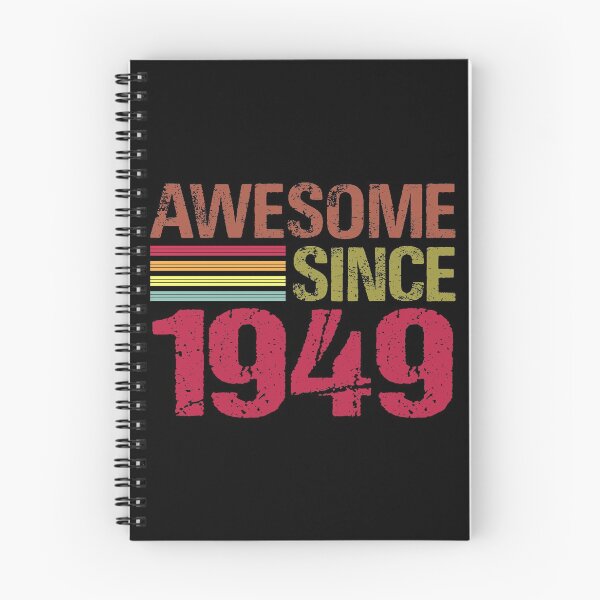 Artikelvorschau, Awesome Since 1949 Retro Vintage 72. Geburtstagsgeschenk entworfen und verkauft von designbychow.