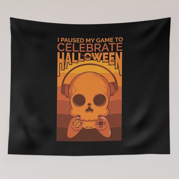Item preview, I Paused My Game To Celebrate Halloween designed and sold by Styler Design.