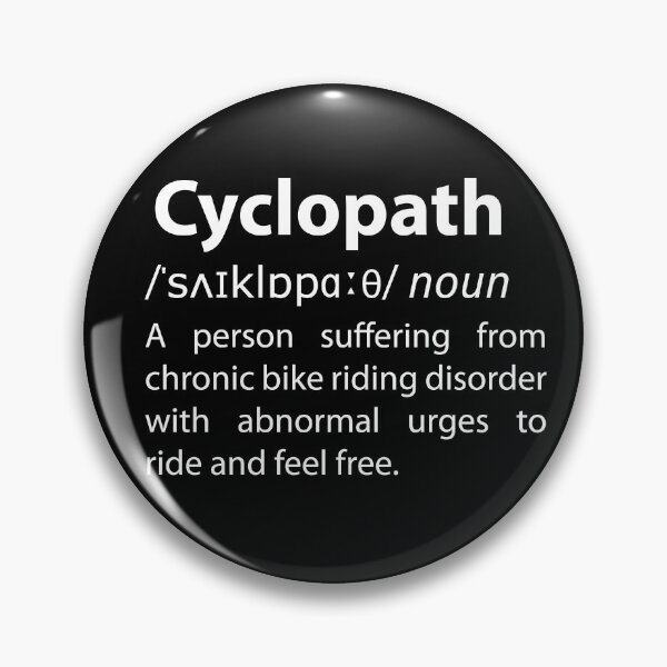 Item preview, Cyclopath - Funny Dictionary Definition Cycling Pun designed and sold by TravelScientist.