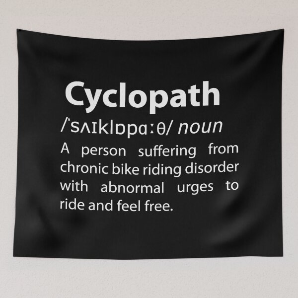 Item preview, Cyclopath - Funny Dictionary Definition Cycling Pun designed and sold by TravelScientist.