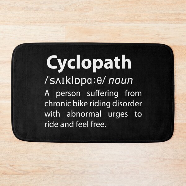Item preview, Cyclopath - Funny Dictionary Definition Cycling Pun designed and sold by TravelScientist.