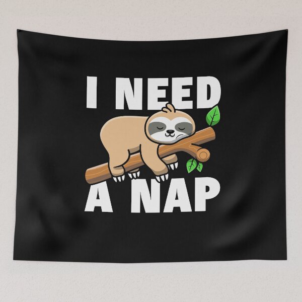 Item preview, I Need a Nap Funny Sloth Gift for Sleeping Lovers designed and sold by Músico Ilustre.