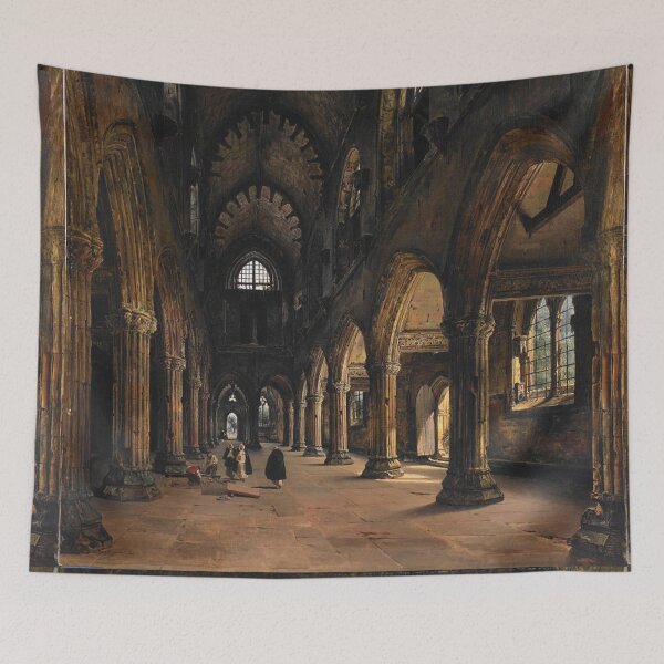 Aperçu de l'œuvre Architecture des cathédrales françaises d'époque - Charles Marie Bouton créée et vendue par Vintage Designs +.