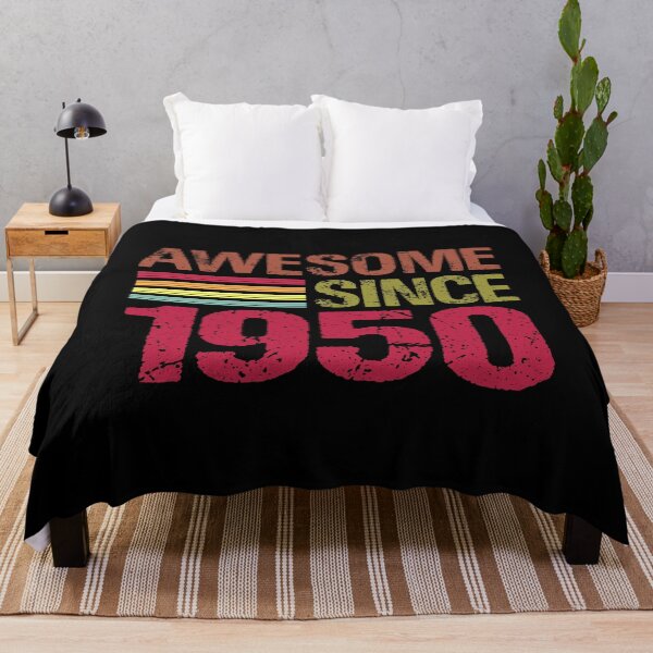 Item preview, Awesome Since 1950 Retro Vintage 71st Birthday Gift designed and sold by designbychow.