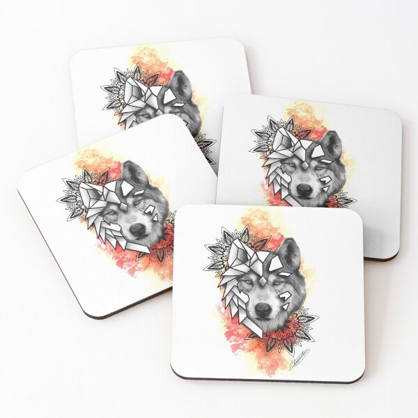 Item preview, Geometric wolf designed and sold by Lilia-SEILLAN.