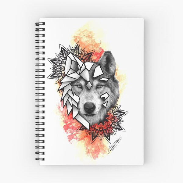 Item preview, Geometric wolf designed and sold by Lilia-SEILLAN.