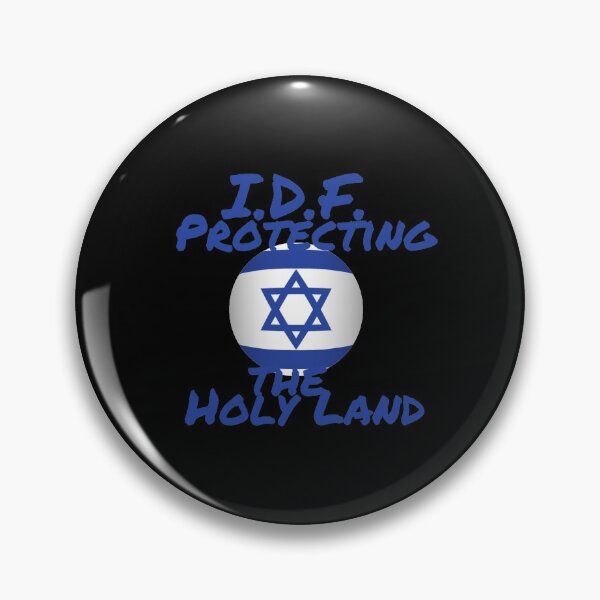 Item preview, IDF Protecting the Holy Land with Israel Flag Christian gift design designed and sold by Sheepherder120.