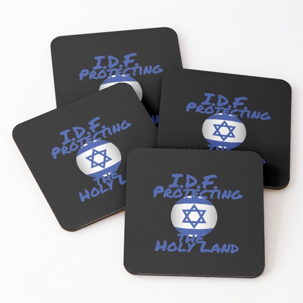 Item preview, IDF Protecting the Holy Land with Israel Flag Christian gift design designed and sold by Sheepherder120.
