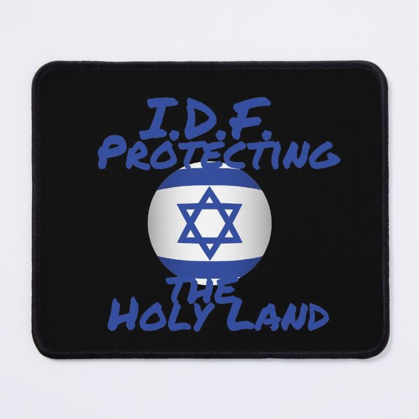 Item preview, IDF Protecting the Holy Land with Israel Flag Christian gift design designed and sold by Sheepherder120.