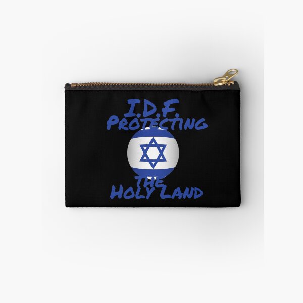 Item preview, IDF Protecting the Holy Land with Israel Flag Christian gift design designed and sold by Sheepherder120.