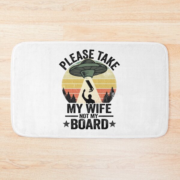 Item preview, UFO Abduction Please Take My Wife Not My Board Cornhole designed and sold by Stronzi.