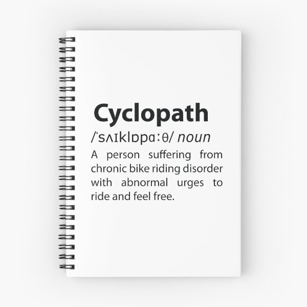 Item preview, Cyclopath - Funny Dictionary Definition Cycling Pun designed and sold by TravelScientist.