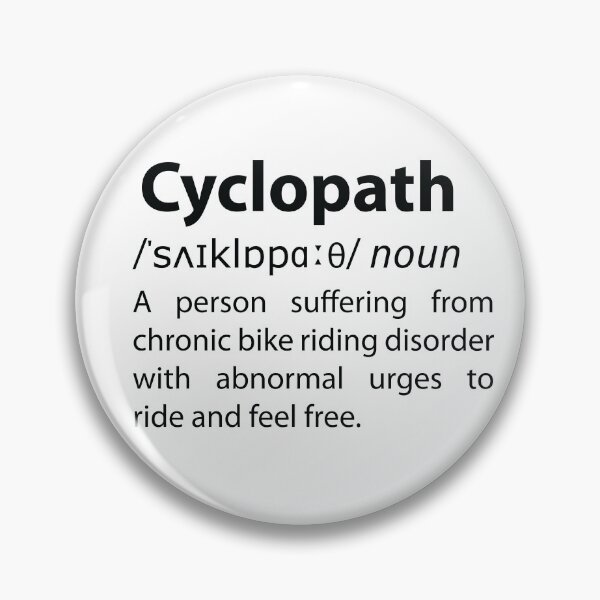 Item preview, Cyclopath - Funny Dictionary Definition Cycling Pun designed and sold by TravelScientist.