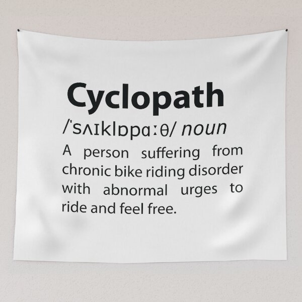 Item preview, Cyclopath - Funny Dictionary Definition Cycling Pun designed and sold by TravelScientist.