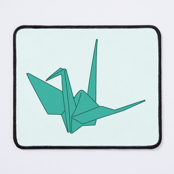 Item preview, Bird origami green design designed and sold by LeaPoupin.
