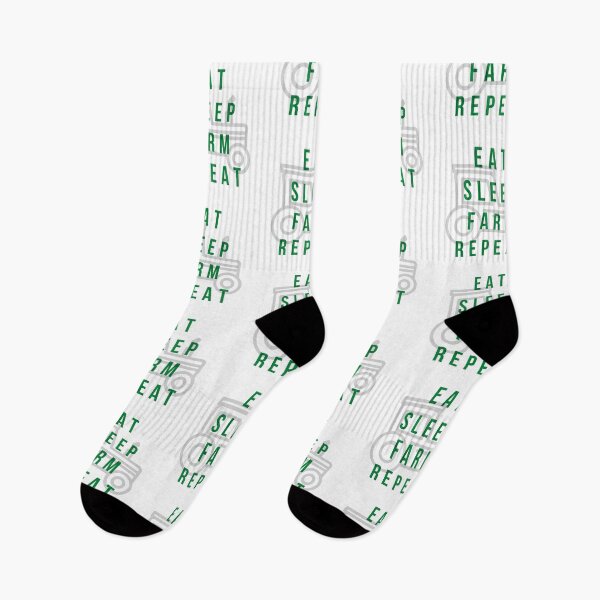 Item preview, Eat Sleep Farm Repeat designed and sold by sugarrosekitch.