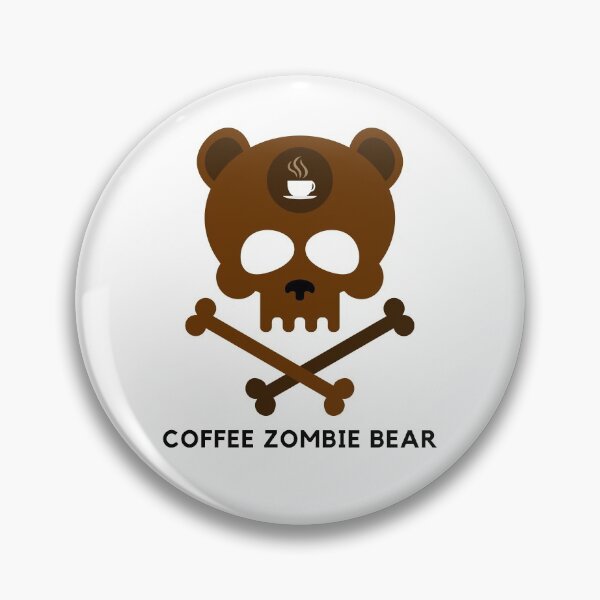 Item preview, Coffee Zombie Bear, Coffee lover, Zombie lover, Bear lover, Zombie bear designed and sold by Lekrock.