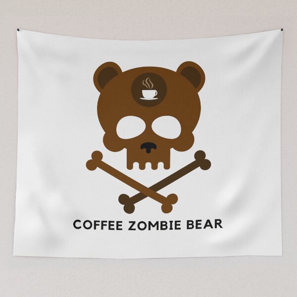 Item preview, Coffee Zombie Bear, Coffee lover, Zombie lover, Bear lover, Zombie bear designed and sold by Lekrock.