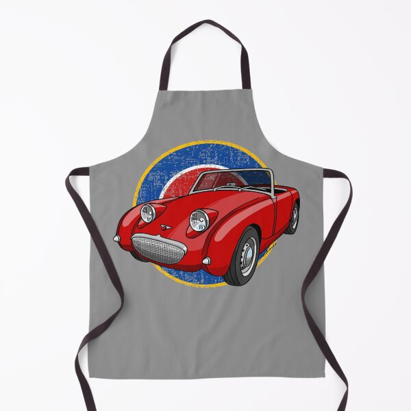 Item preview, My drawing of the red Frogeye Sprite with aviation flag background designed and sold by designjaag.