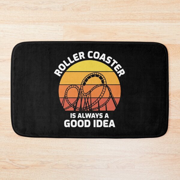 Item preview, Roller Coaster Amusement Park Vintage Retro Sunset designed and sold by CuteDesigns1.