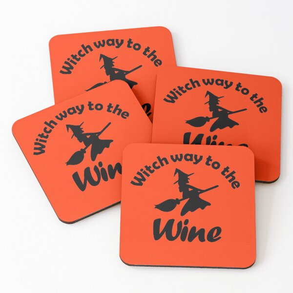 Item preview, witch way to the wine designed and sold by justplainwords.