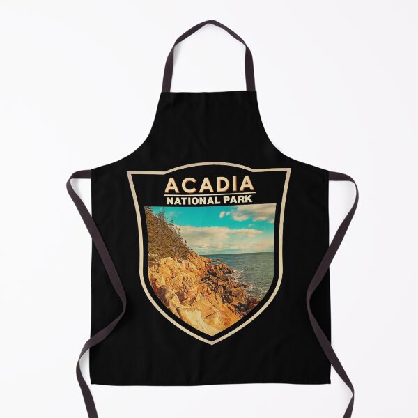 Item preview, Acadia National Park Bar Harbor Maine Watercolor Badge designed and sold by KrisSidDesigns.