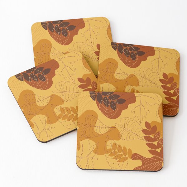 Item preview, Abstract autumn foliage pattern designed and sold by CutieBlue.