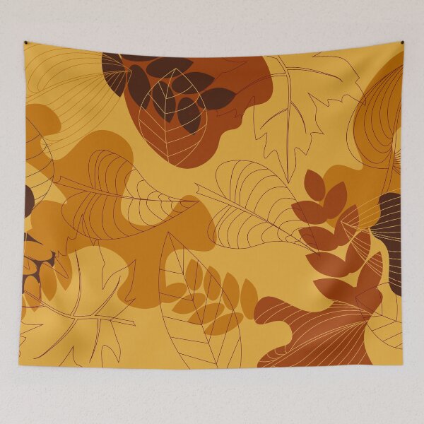 Item preview, Abstract autumn foliage pattern designed and sold by CutieBlue.