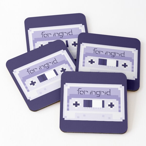 Item preview, Pixel Cassette Tape Personalized Name: Ingrid designed and sold by rin3d .