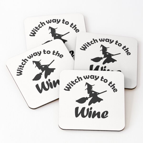 Item preview,  witch way to the wine designed and sold by justplainwords.