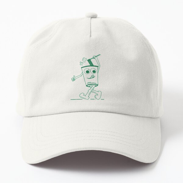 Cup of noodles in green Dad Hat