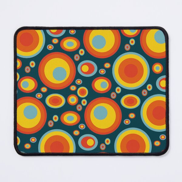 Item preview, Retro 70s vintage psychedelic style pattern designed and sold by designandclouds.