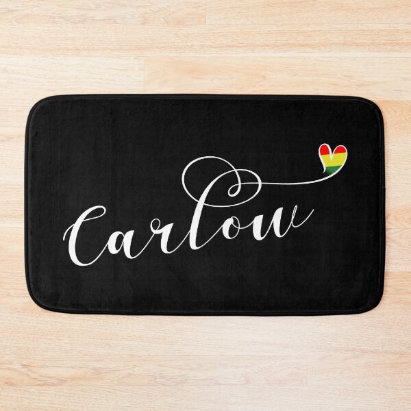 Item preview, Carlow County Colours Flag Heart, Leinster, Ireland, Irish designed and sold by Celticana.