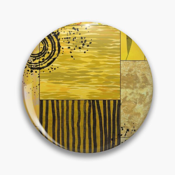 Item preview, Gold Geometric Abstract Collage designed and sold by NancyMerkle.