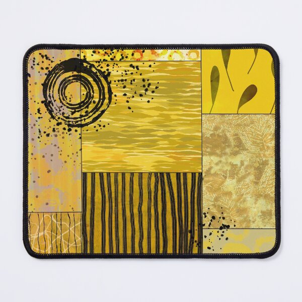 Item preview, Gold Geometric Abstract Collage designed and sold by NancyMerkle.