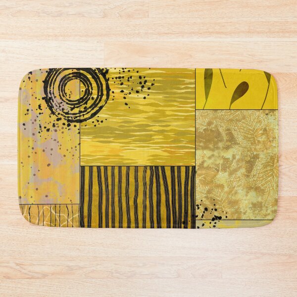 Item preview, Gold Geometric Abstract Collage designed and sold by NancyMerkle.