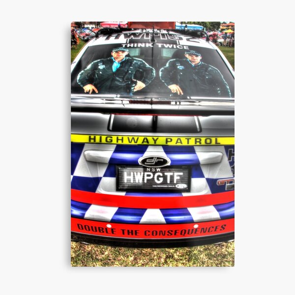 Double the consequences. Metal Print
