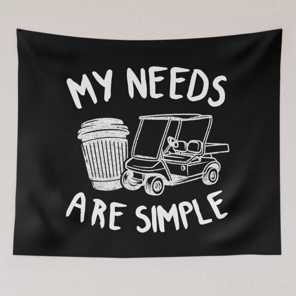 Item preview, My Needs Are Simple Golf Coffee & Golf Carts Funny designed and sold by Stronzi.