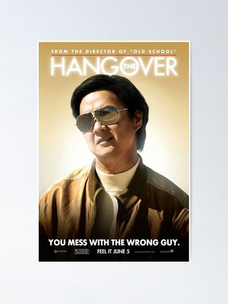 Mr Chow The Hangover Poster By Posterdise Redbubble