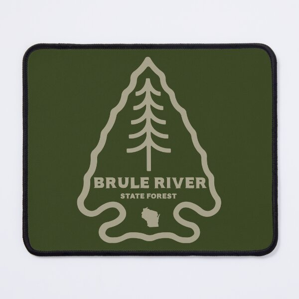 Item preview, Brule River State Forest Wisconsin WI Rustic Arrowhead with a Tree designed and sold by palmettodigital.